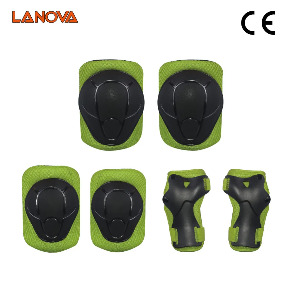 LANOVA 6 шт./компл. Защитное снаряжение для катания на коньках налокотники