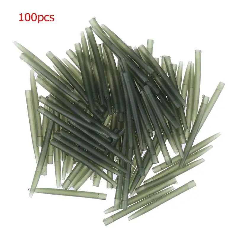 30pcs Soft Anti Tangle Hook Sleeves Tubes Carp Fishing Rig Terminal Tackle HU