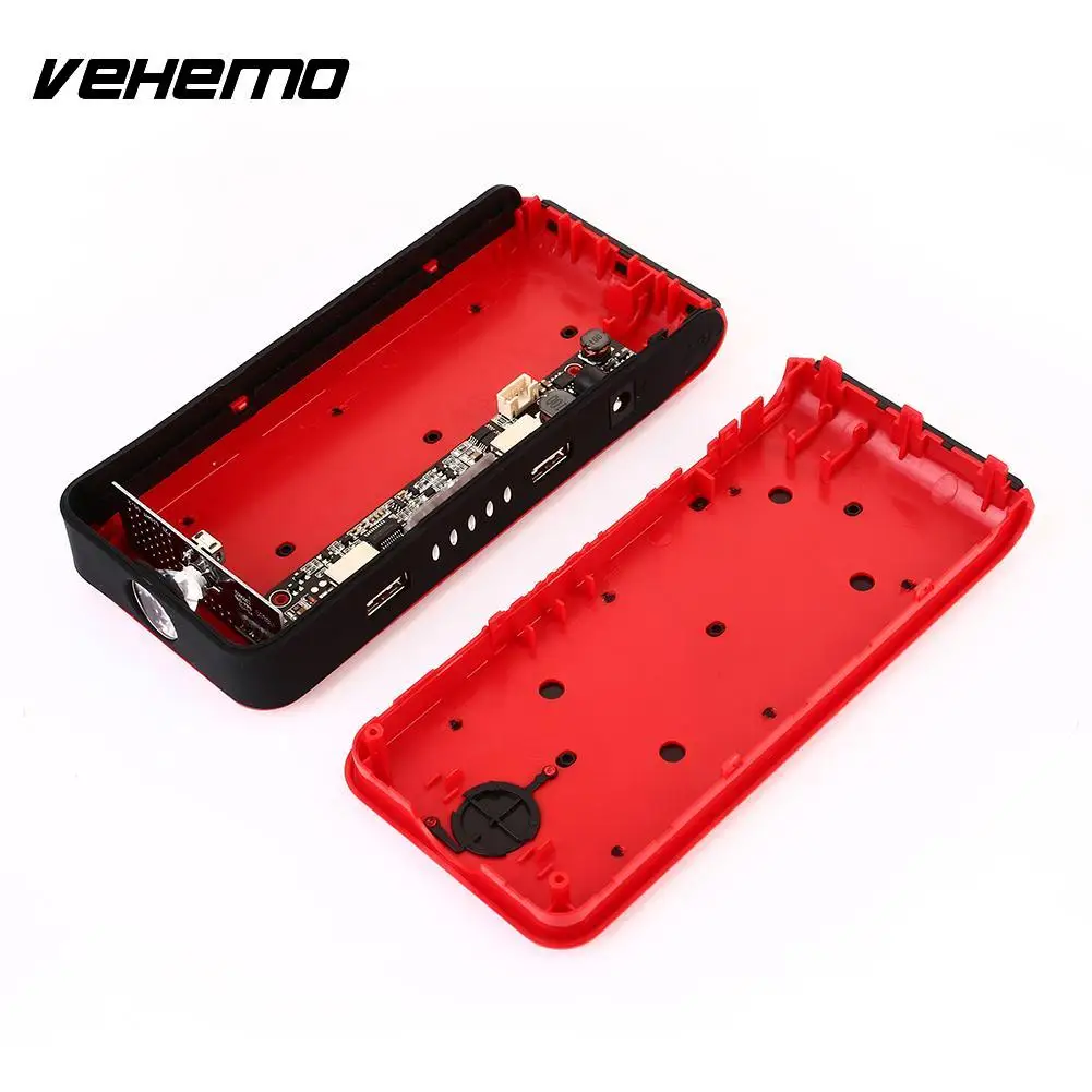 Vehemo 15V 1A Car Jump Starter Kit Supplies Power Kit DIY Emergency Jump Starter Kit Car Premium DIY without battery