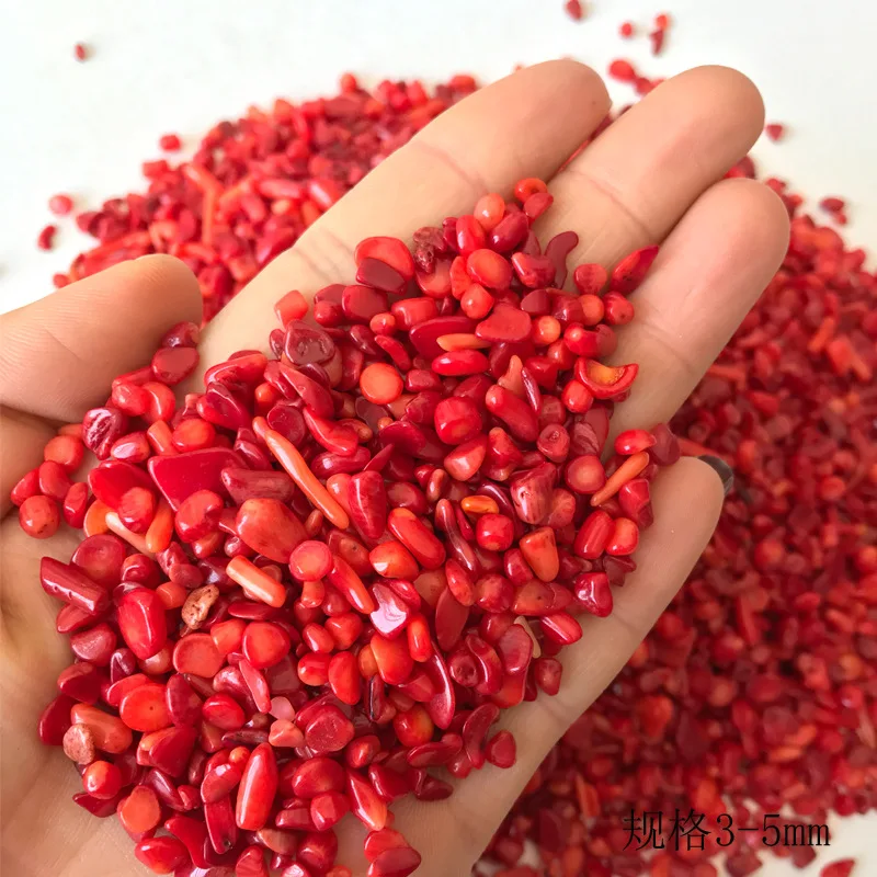 Buy Wholesale 50g 3 Size Artificial Red Coral Quartz