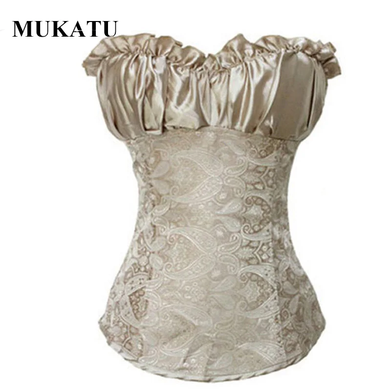 

Plus Size Steampunk Corset Bodice Waist Shaper Women Sexy Overbust Corselet Corsets and Bustiers Lace Up Waist Trainer Corset