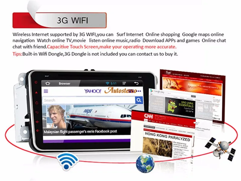 8 дюймов 3g wifi Android автомобильный DVD видео плеер для VW Seat для Skoda gps навигация Мультимедиа