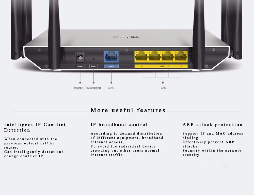 TP-Link Wifi маршрутизатор беспроводной маршрутизатор 11AC 1750Mbs TL-WDR7800 Wifi диапазон расширитель модема маршрутизатор Wifi расширитель 5 ГГц Wifi повторитель