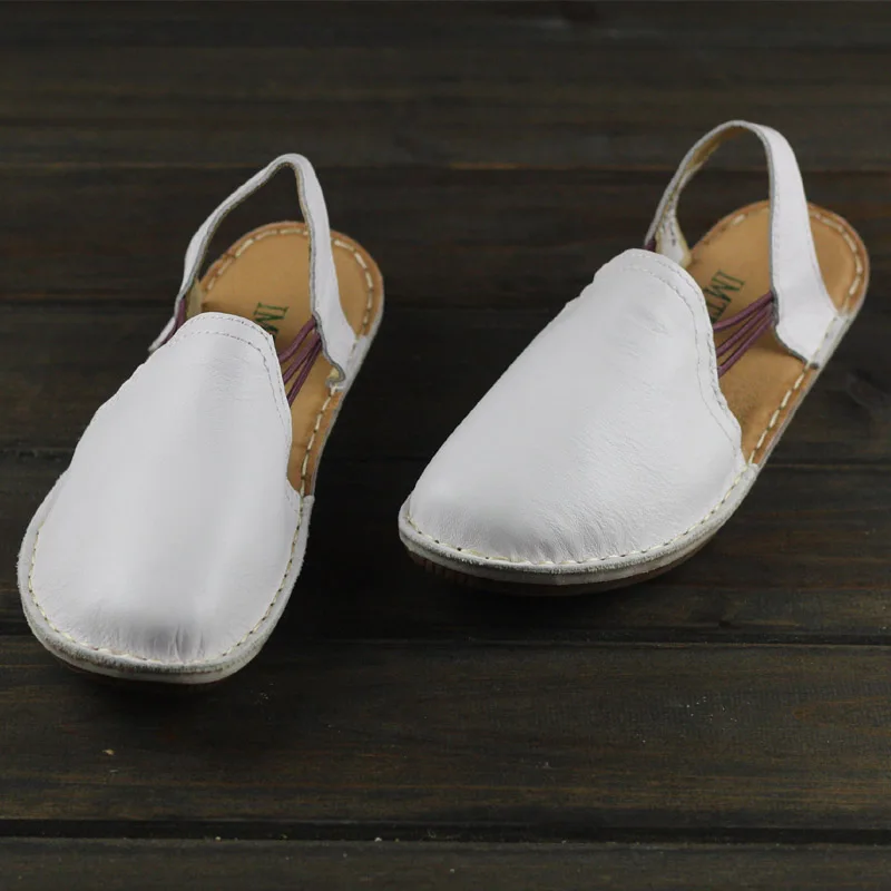

Women's Shoes Slip on Mary Jane Ladies Flat Shoes 100% Genuine Leather Comfortable Female Shoe Hand-made Moccasins