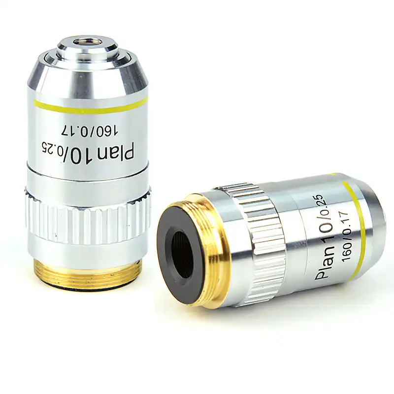 10X Plan Achromatic Objective lens 195 objective For Student Biological
