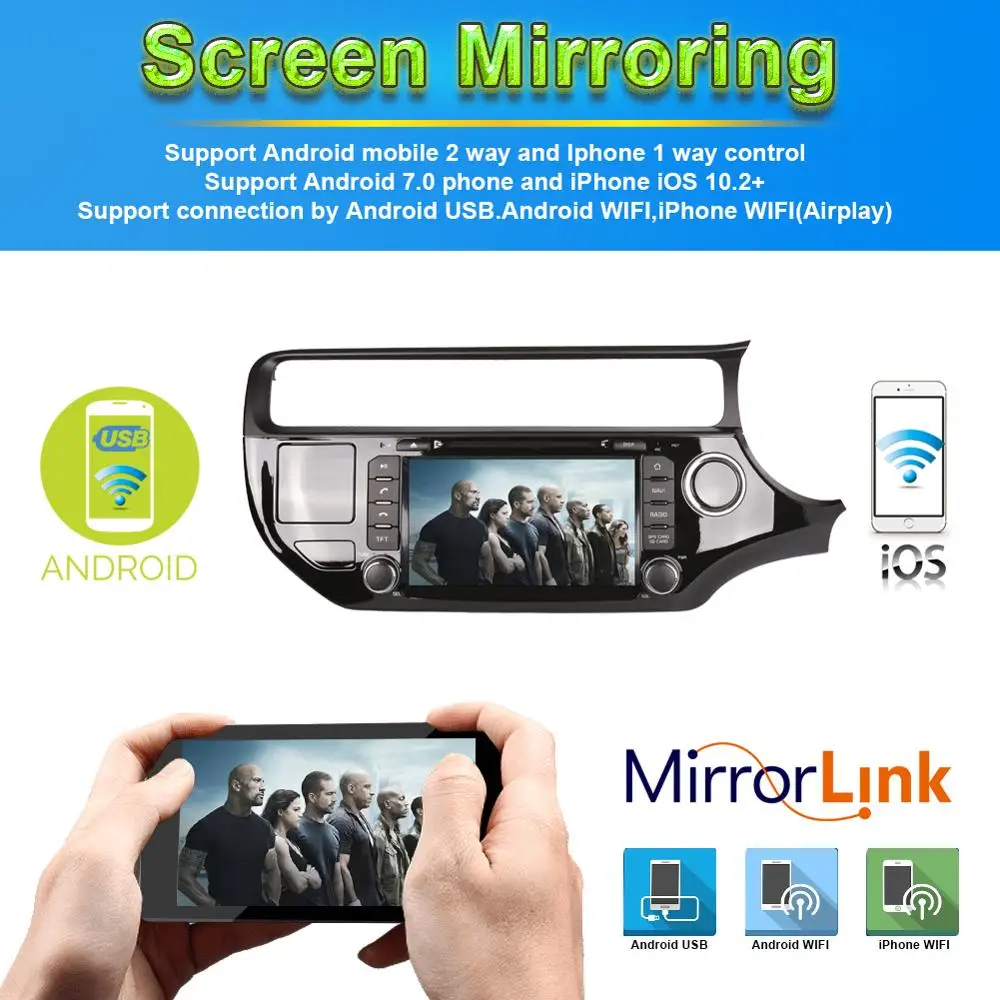 Discount 8 Inch Android 8.0 Octa Core 4GB RAM Car GPS Navigation For Kia Rio 2015 2016 Right Hand Driving Radio Stereo Multiedia Player 6