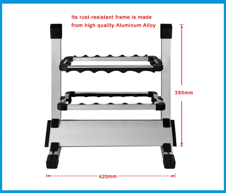 Держатель для удочки из алюминиевого сплава, подставка для удочки, набор для удочки, емкость 12 шт., все виды Удочек