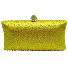 Kristall Box Clutch mit Sparkle Kristall für Diamanten für Damen Hochzeit Prom Dinner-Party Strass Kristall Abendtaschen