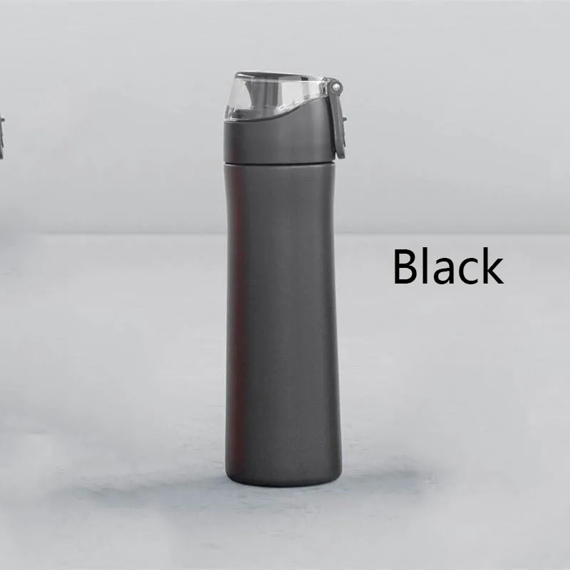 Xiaomi FH Спортивная холодная чашка термос чашка 500 мл Питьевая Бутылка портативная герметичная 316 нержавеющая Спортивная бутылка для холодной и горячей воды - Цвет: Черный