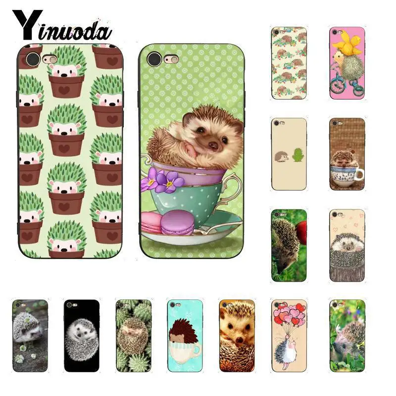 

Yinuoda Hedgehog cute in a cup of animal art books Phone Case for iPhone 8 7 6 6S 6Plus X XS MAX 5 5S SE XR 11 11pro 11promax