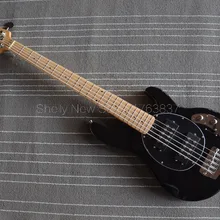 Shelly, магазин, заводская, на заказ, Черный Музыкальный бас, скат, 5 струн, 9 В, батарея, Электрические бас-гитары, музыкальные инструменты, магазин