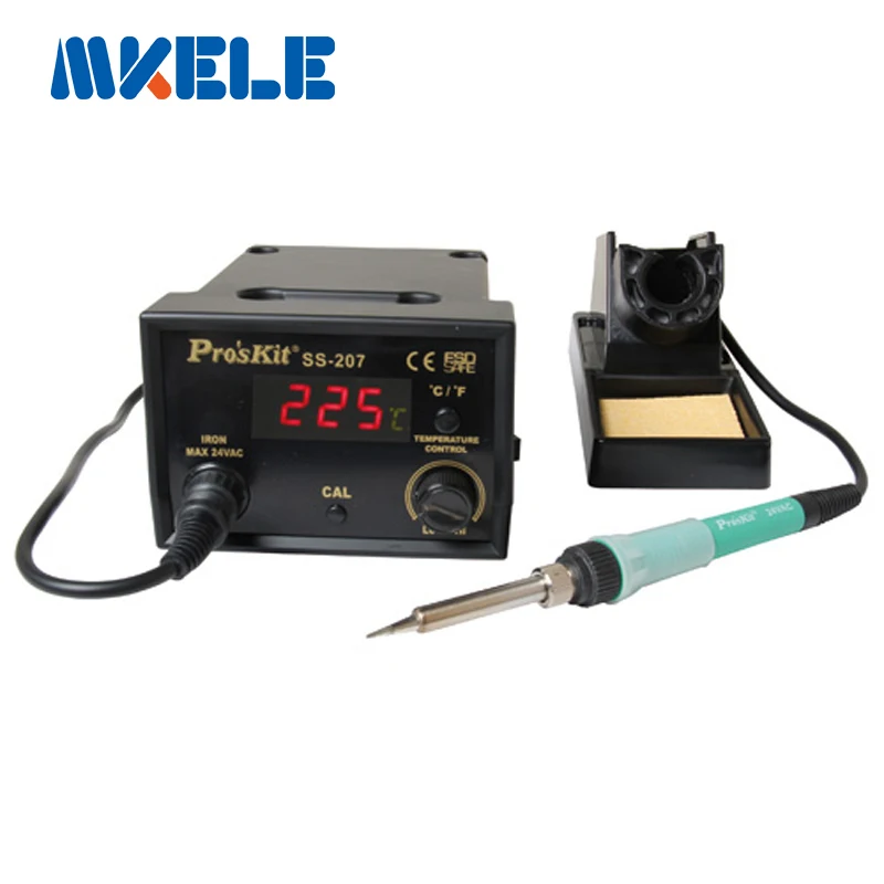 

SS-207H 60W 110V/220V Soldering Station Adjustable Temperature Electric Iron Welding Soldering Iron Solder Rework Repair Tool