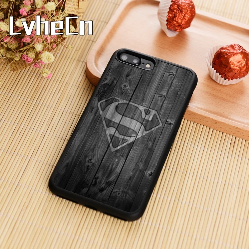 LvheCn Супермен на дереве чехол для телефона iPhone 4 5 6 6s 7 8 plus X XR XS max 11 Pro samsung Galaxy S7edge S8 S9