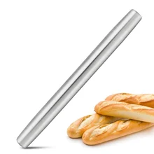 Металлическая скалка для помадки из нержавеющей стали, для выпечки грубой глины, для пиццы, пасты, кухонный ролик, антипригарный пирог, аксессуары