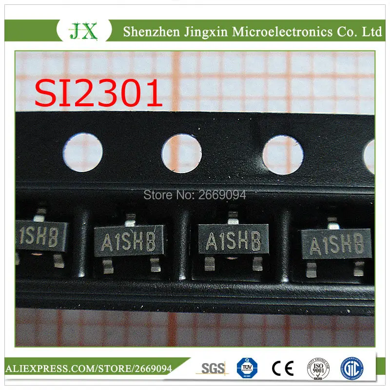 

1000 шт. SI2301CDS SI2301BDS SI2301 A1SHB SOT23-3 MOSFET 20 в 1,6 а 112 Вт 4,5 mohms @ в