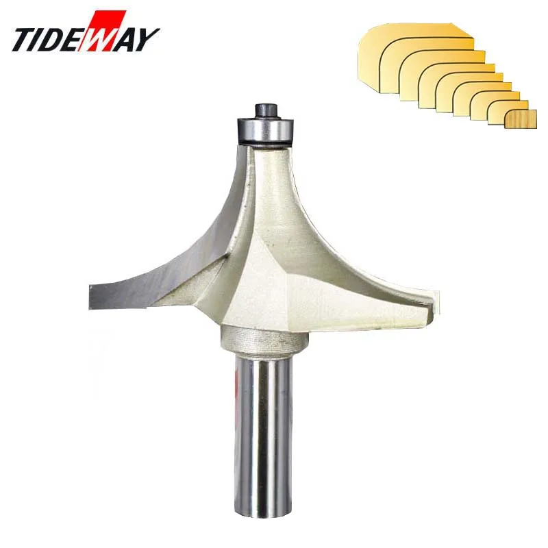Tideway Round Over Edging Router Bit 1/2" Shank For Wood Woodworking