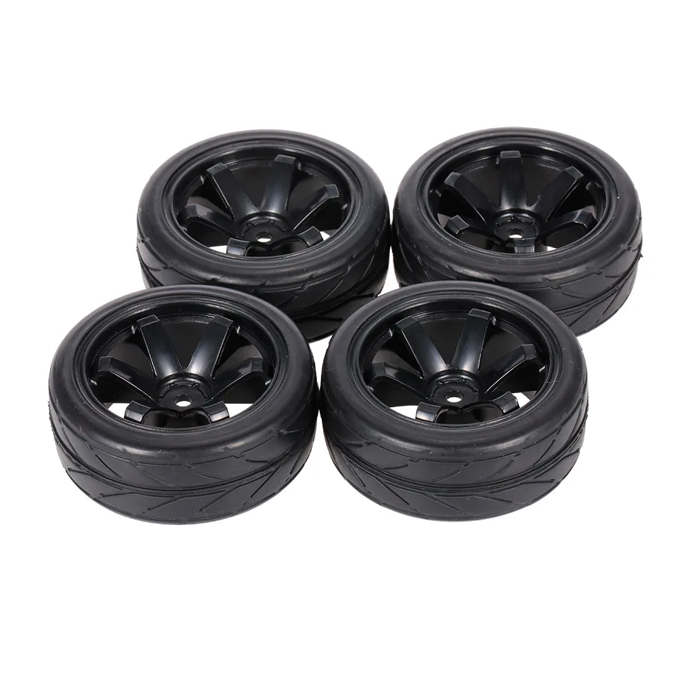 

4pcs 1.8 Inch 65mm off-Road Car Wheel Rim and Tire for 1/10 HSP HPI TAMIYA Traxxas Redcat RC Car