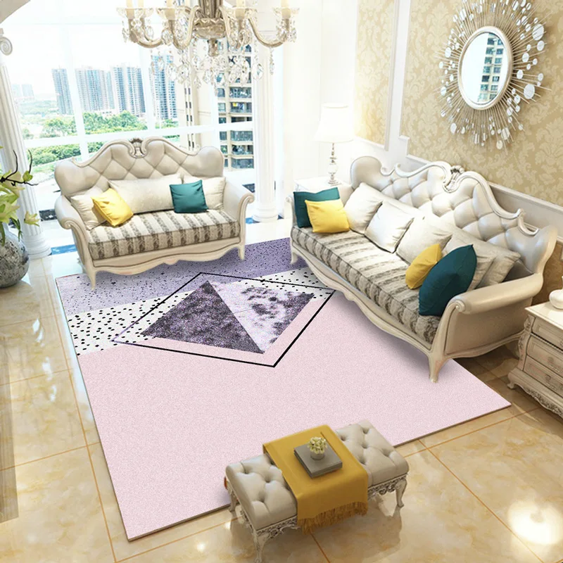 Розовый ковер для гостиной, домашний декор, ковер для спальни, современный ковер для детской комнаты, диван, журнальный столик, коврик для пола, большие коврики для Кабинета