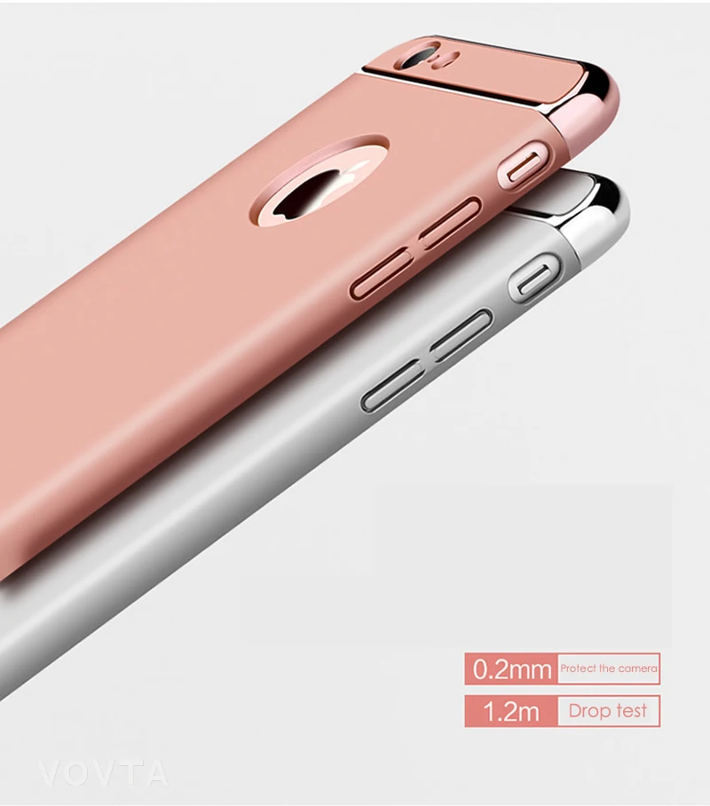 Luxury Plating Scrub Protective case For iPhone 6s 6 Cover Bumper On The for iPhone 5 5S SE Case 6s 6 plus Anti-knock Shell10