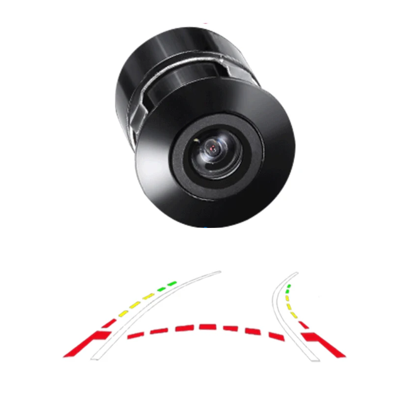 180deg Автомобильная камера высокого качества CCD HD, автомобильная DVD GPS парковочная помощь, универсальная камера с поддержкой переднего/заднего вида, динамическая камера - изображение