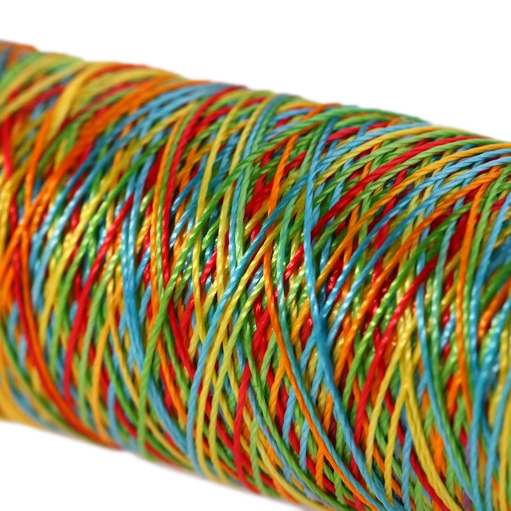 5 шт. 150D швейная нить высокопрочная радуга цвет вышивка шитьё нитка DIY Швейные аксессуары случайные цветы