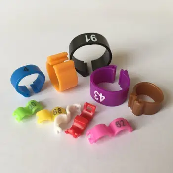 

4.5mm 500pcs free shiping clip open bird leg bands