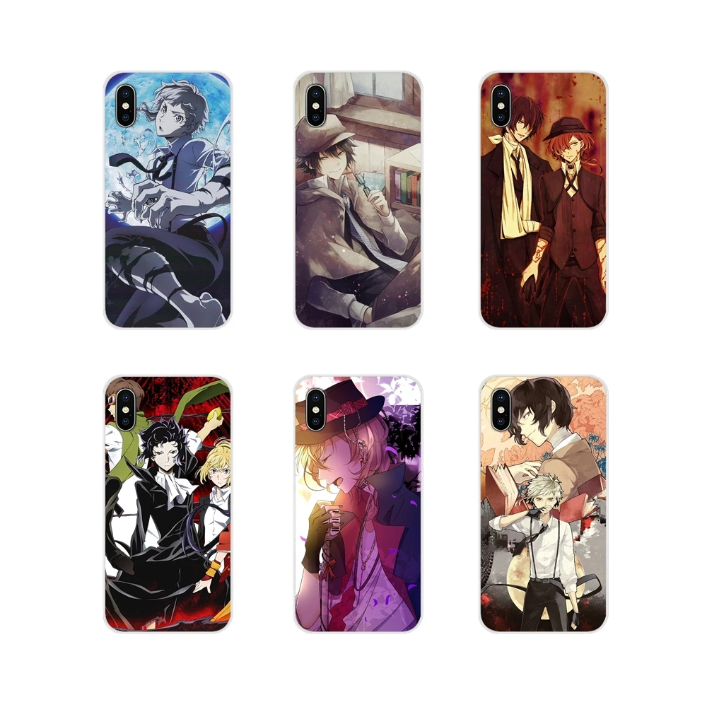

For Huawei Mate Honor 4C 5C 5X 6X 7 7A 7C 8 9 10 8C 8X 20 Lite Pro cartoon Bungo Stray Dogs Accessories Phone Cases Covers