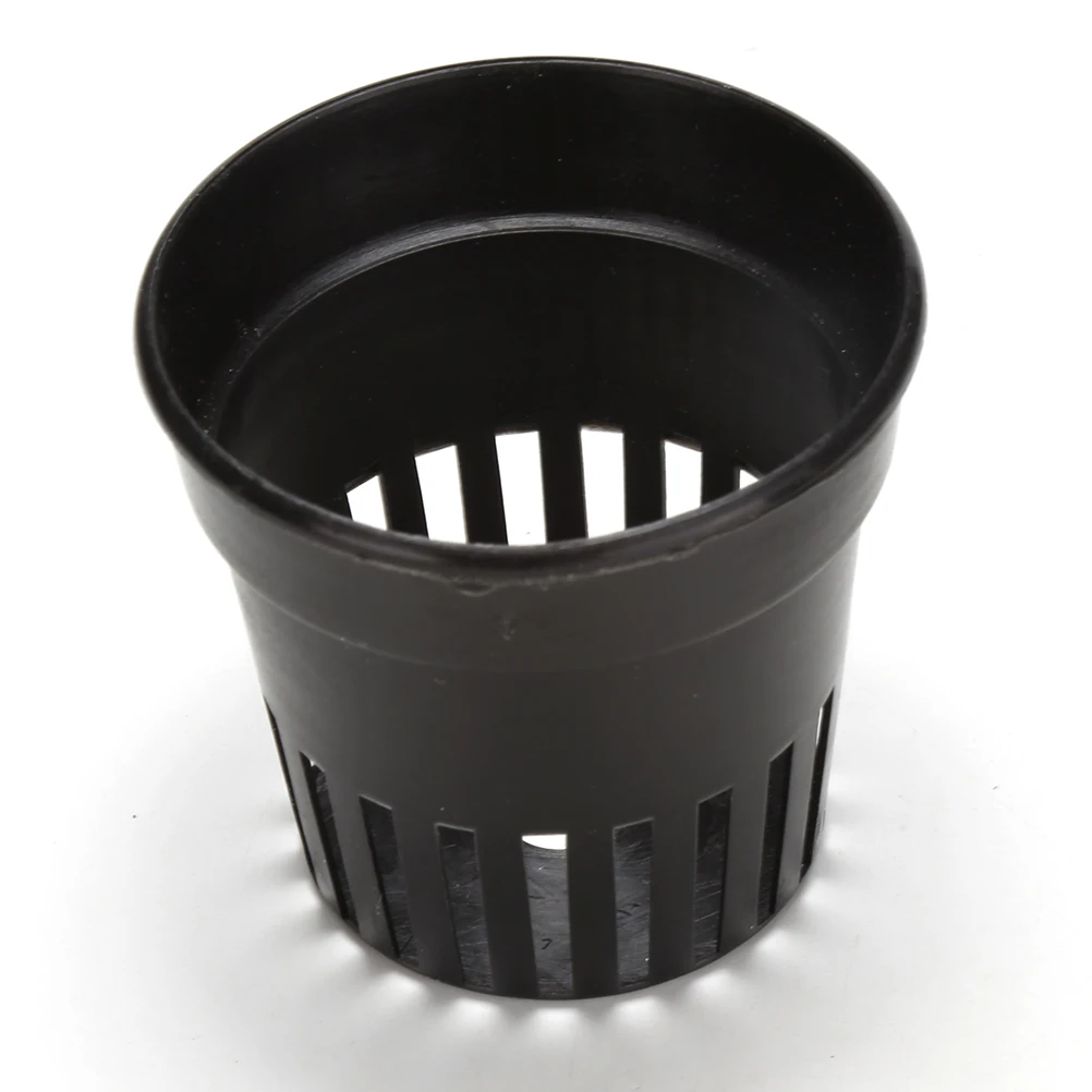

Hot Sale Lovely Mesh Pot Net Basket+Clone Collar Foam Insert Hydroponic Aeroponic Plant Garden supplies Wholesale10Pcs