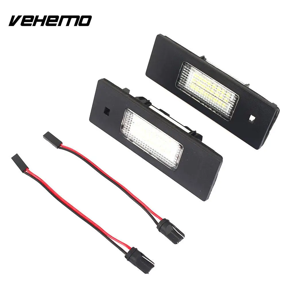 2PCS Number Plate Light Super Bright LED Light Automobile Durable LED License Plate Light 2PCS Number Plate Light Super Bright LED Light Automobile Durable LED License Plate Light