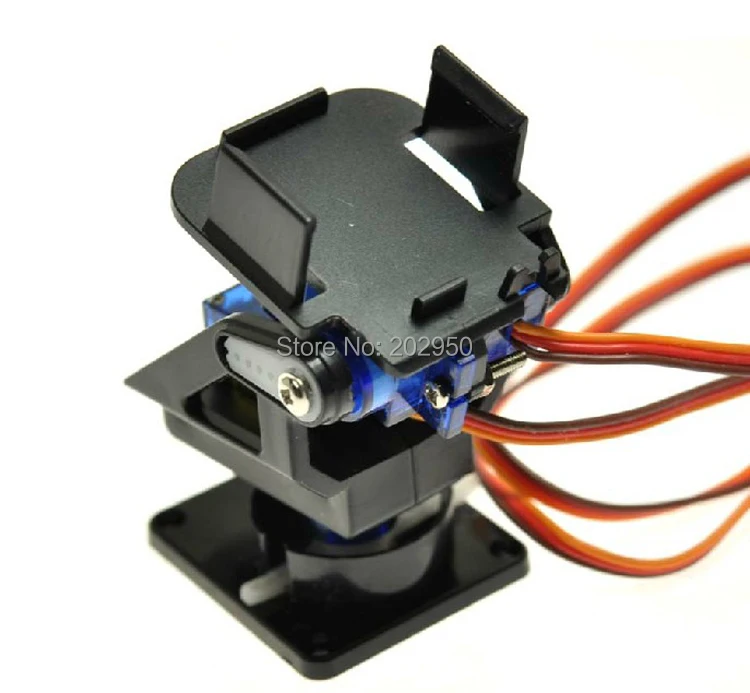 1set FPV Servo Bracket Camera Mount Platform Anti-Vibration Camera Mount Aircraft FPV Dedicated Nylon PTZ W/ 2pcs SG90 9g Servo