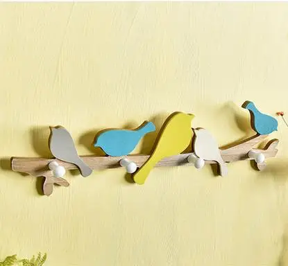 Vivid bird style американский стиль Коктейльная рамка ключ крюк креативные деревянные
