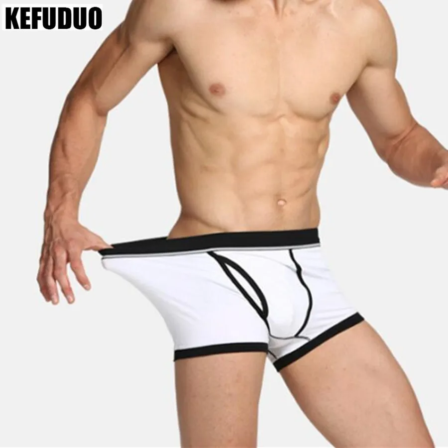 KEFUDUO 7 шт./лот Для мужчин s Нижнее белье Хлопковые трусы дышащий шорты боксеры