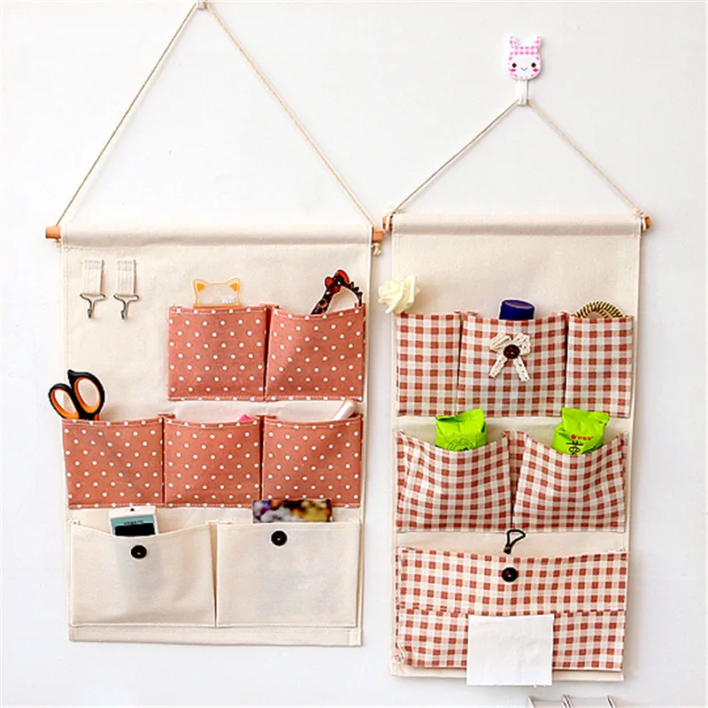 Closet Hanging Storage Pocket Bag Boxes Home Organizers Hanging Wall