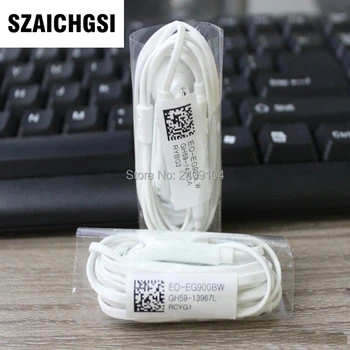 

SZAICHGSI S7 In-ear Earphone with Wire Cable Remote Mic Control Earbuds For samsung galaxy S7 / edge S6 wholesale 500pcs/lot