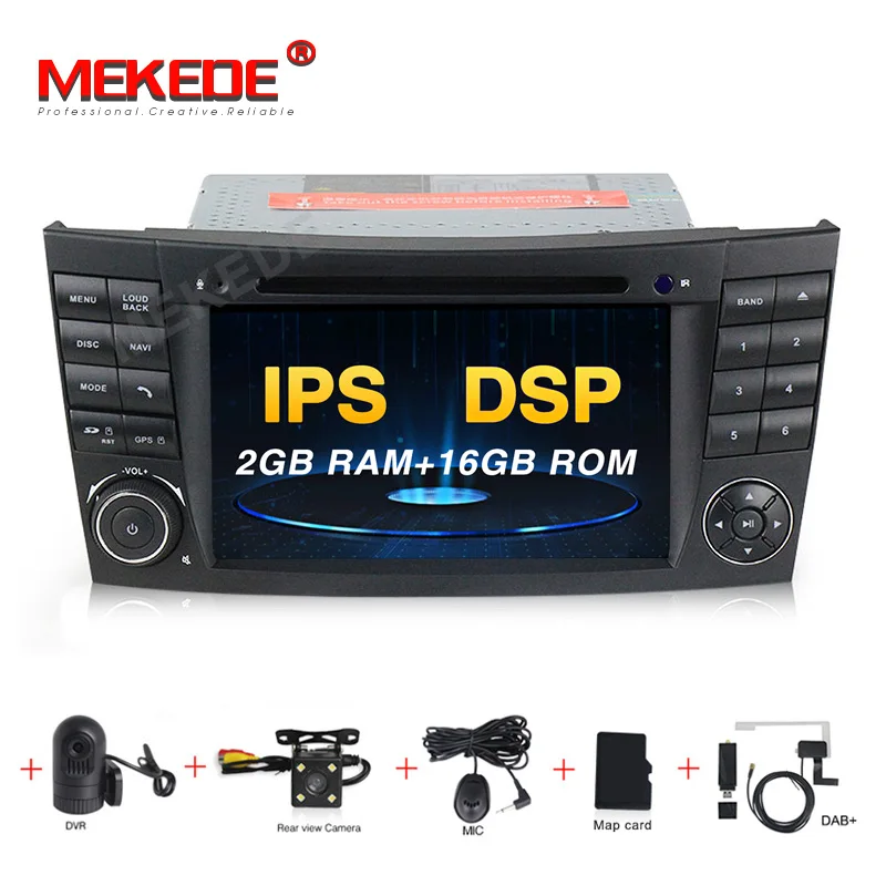 

MEKEDE Android 9.0 IPS DSP Touch Screen Car DVD Player For Mercedes Benz E-Class W211 E200 E220 E300 E350 Quad Core Wifi Radio