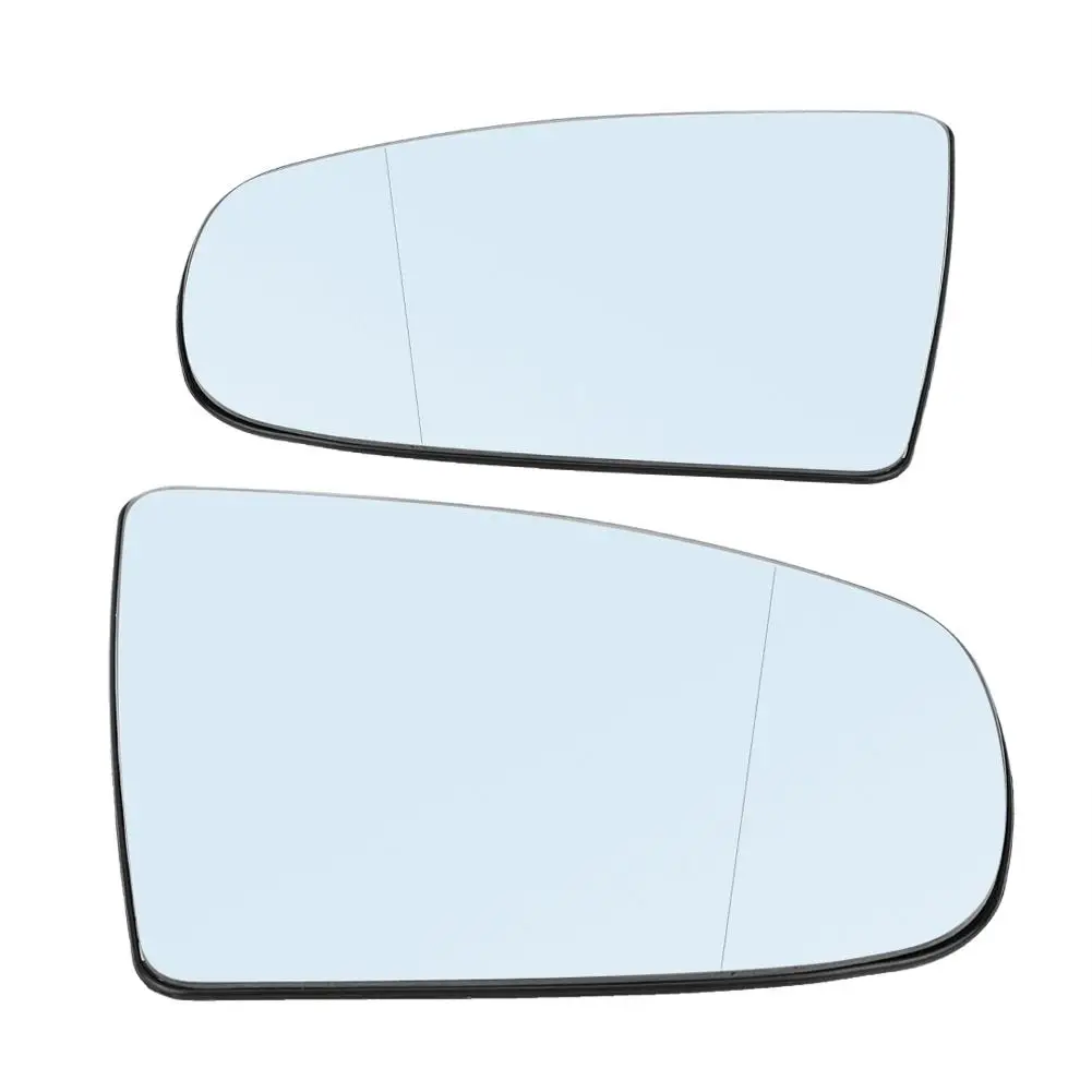 1 пара левая и правая дверь боковое с подогревом крыло зеркало стекло для BMW X5 E70 2008 2009 2010 2011 2012 2013 белый