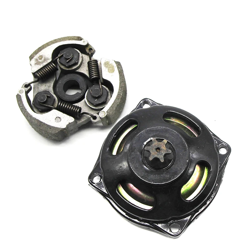 6 Teeth Clutch Gear Box Drum for 2 Stroke 47cc 49cc Mini Pocket Bike Pit Dirt Bike ATV Quad Scooter