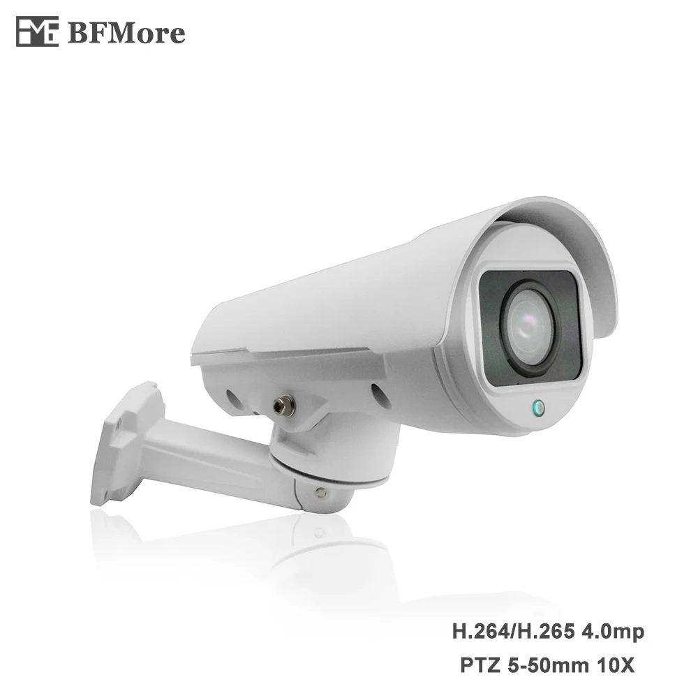 Bfmore 4.0MP H.265 Открытый PTZ IP Камера 5 50 мм зум 4 светодиода Аудио Купол IR CUT ИК 30 м p2P