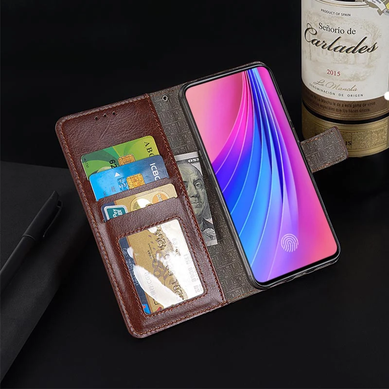 Wallet Case For Vivo V15 Pro Case Luxury Magnetic Flip PU Leather Case Photo Frame Card Holder Stand Cover for Vivo V15Pro Case
