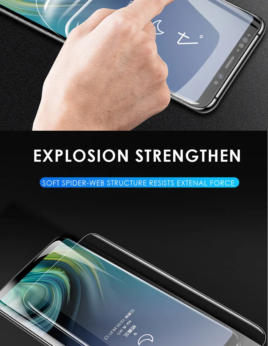 ZNP мягкая Гидрогелевая Защитная пленка для samsung Galaxy S10 S9 S8 Plus Защитная пленка для экрана для samsung Note 9 8 S7 S6 Edge S10E