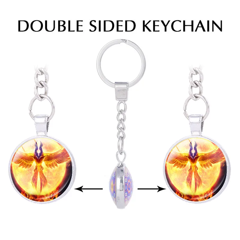  Dota 2 Crypt Swarm Death Prophet Keychains Video Game Jewelry Wow Dota 2 Figure Kunkka Lina Photo K