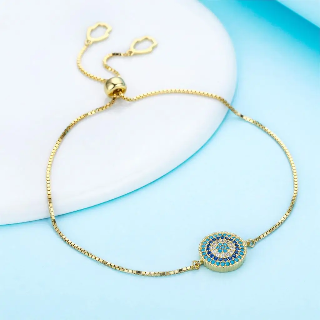 TONGZHE 925 пробы Серебряный женский браслет ювелирные изделия голубой камень CZ Шарм сглаза Barcelet женские браслеты для женщин Турция бохо