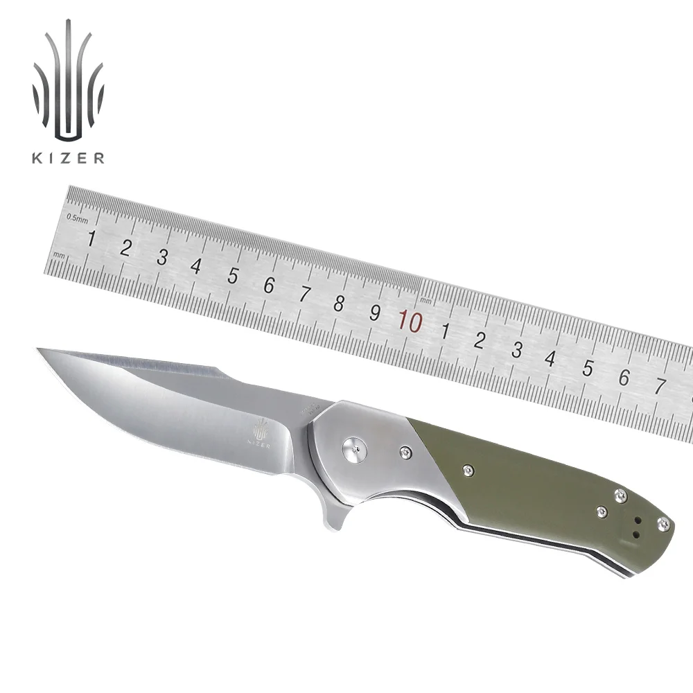 

Kizer hunting knife Kane V4467A2 tactical folding knife rescue outdoor edc knife utility tools