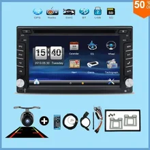 2016 New! Touch Screen car dvd player gps navigation USB SD Bluetooth FM 6.2″ 2din in dash TFT support rear view camera input