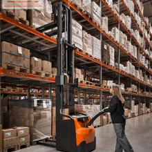 Размеры для возраста от 1 3m полу-электрический штабелер с Электрический перемещение