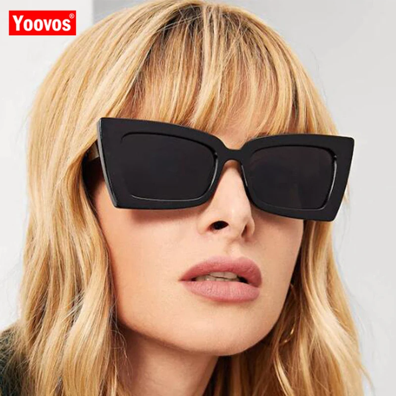 

Yoovos 2019 Vintage Plastic Sunglasses Women Square Brand Designer Sun Glasses Classic Female Driving Eyewear Oculos De Sol