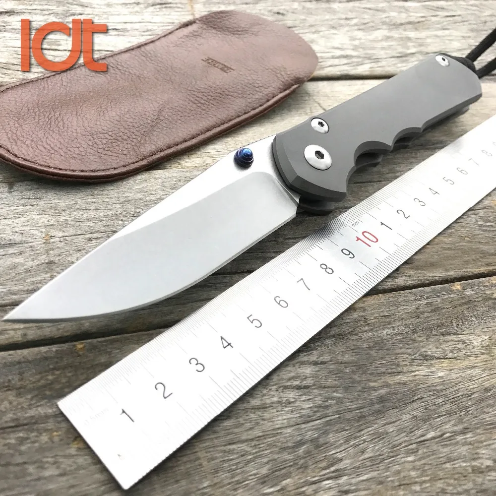 Складной нож LDT Sebenza 25 CPM S35VN Blade TC4 с титановой ручкой тактический для охоты