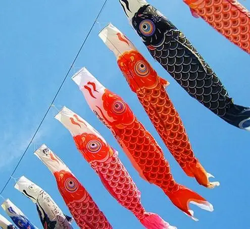 Koinobori Koi Nobori Carp Windsocks Streamers флаг в виде рыбы украшение на стену воздушного змея 15 7 59