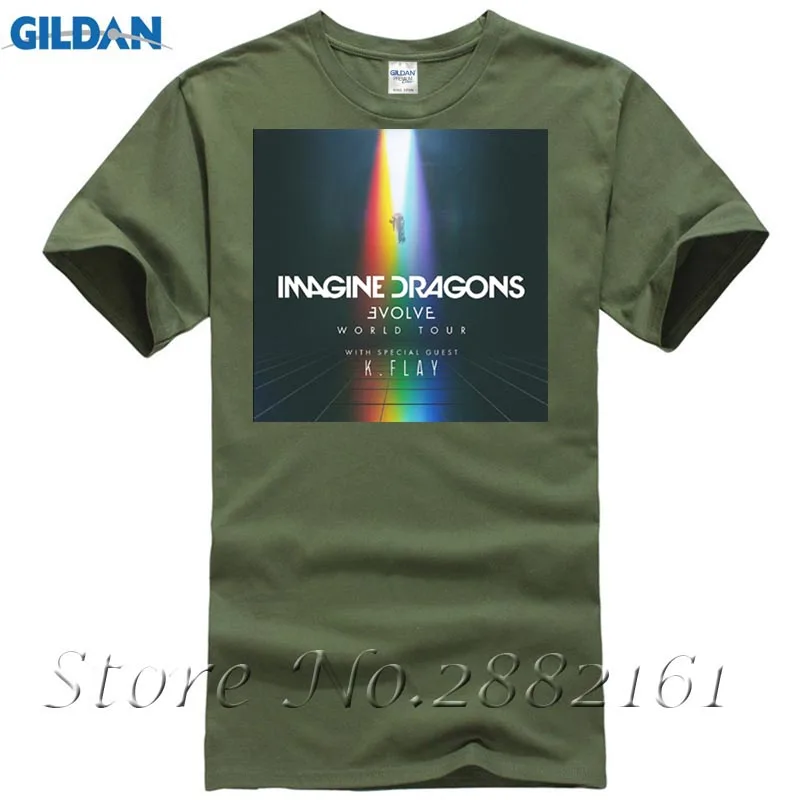Новинка 2017 года Imagine Dragons с принтом короткий рукав футболки музыка серии Для