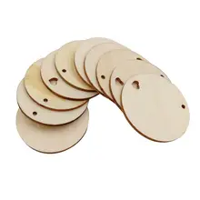 10 шт., 50 мм, деревянные подвески в форме сердца с круговыми отверстиями, сделай сам, Деревянные Подвески, подвесные украшения для магазина, кофейня, вечерние